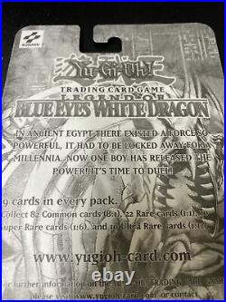Yugioh LOB Unlimited Legend of Blue Eyes White Dragon Blister Pack Sealed RARE