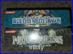 Yugioh Legend Of Blue Eyes White Dragon And Metal Raiders Booster Box (new)