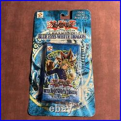 Yugioh Legend Of Blue Eyes White Dragon blister Booster Pack LOB sealed