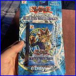 Yugioh Legend Of Blue Eyes White Dragon blister Booster Pack LOB sealed