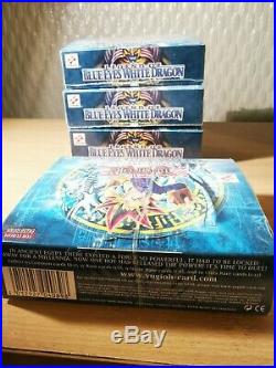 Yugioh Legend of Blue Eyes White Dragon 3 Boxes (Sealed) Europe ENGLISH