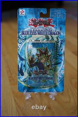 Yugioh Legend of Blue Eyes White Dragon Unlimited Booster Blister Pack LOB Rare