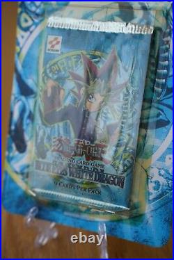 Yugioh Legend of Blue Eyes White Dragon Unlimited Booster Blister Pack LOB Rare