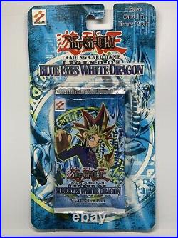 Yugioh Legend of Blue Eyes White Dragon Unlimited Booster Blister Pack Rare