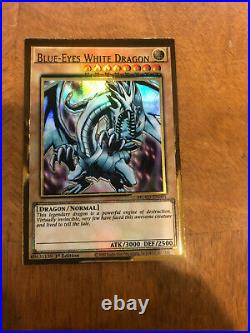 Yugioh Max Gold El Dorado Misprint MGED-EN001 Blue Eyes White Dragon #4
