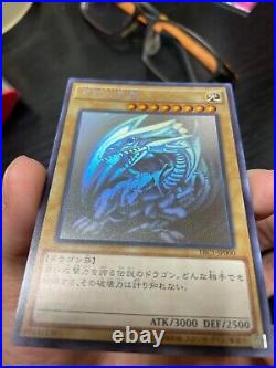 Yugioh NM-M TRC1-JP000 Blue Eyes White Dragon BEWD Ghost Rare Card OCG