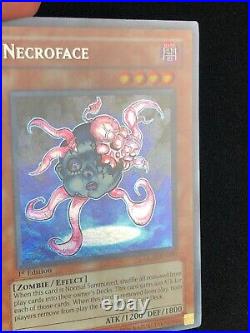 Yugioh Necroface Glas-en090 1st Secret (nm) Look