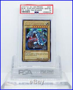 Yugioh Pck-001 Blue Eyes White Dragon Secret Rare Card Psa 10 Gem Mint #