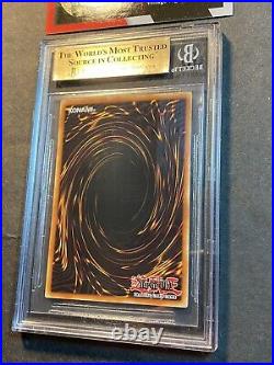 Yugioh QUAD BGS 9.5 Blue-Eyes White Dragon DDS-001 Prismatic Secret Rare