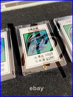 Yugioh Season 0 Blue Eyes White Dragon Display Set Rare 1 Of 1