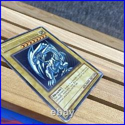 Yugioh TCG SDK-001 Blue Eyes White Dragon 1st Edition LP (Read Description)