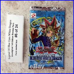 Yugioh Unsearched Legend of Blue Eyes White Dragon 1st Edition LOB Booster Pack