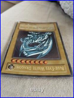 Yugioh Yu-Gi-Oh Blue Eyes White Dragon 1996 Card Vgc
