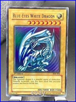 Yugioh japanese BLUE EYES WHITE DRAGON SDK-001 1st Edition Ultra Rare asian
